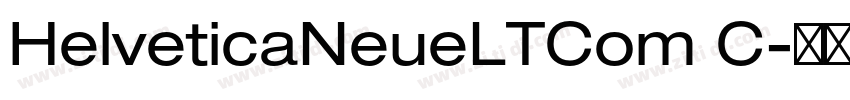 HelveticaNeueLTCom C字体转换